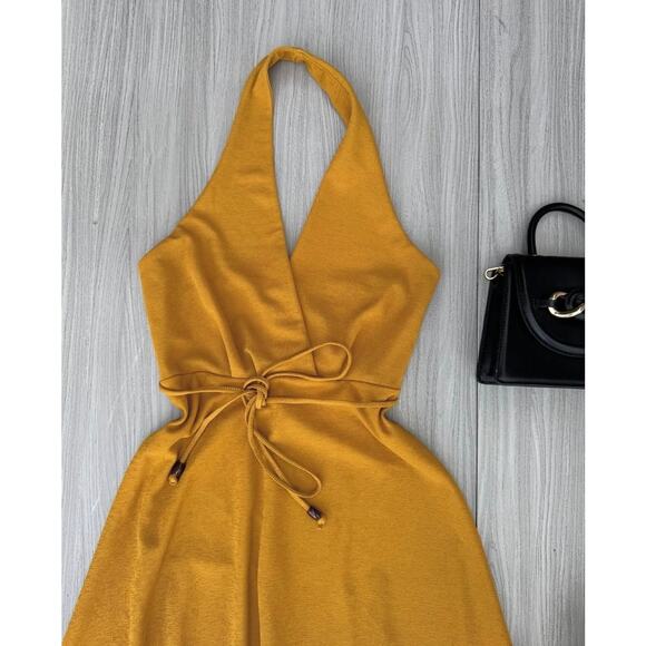 RARE!!! ZARA Halter Neck Dress NWT - Picture 16 of 16